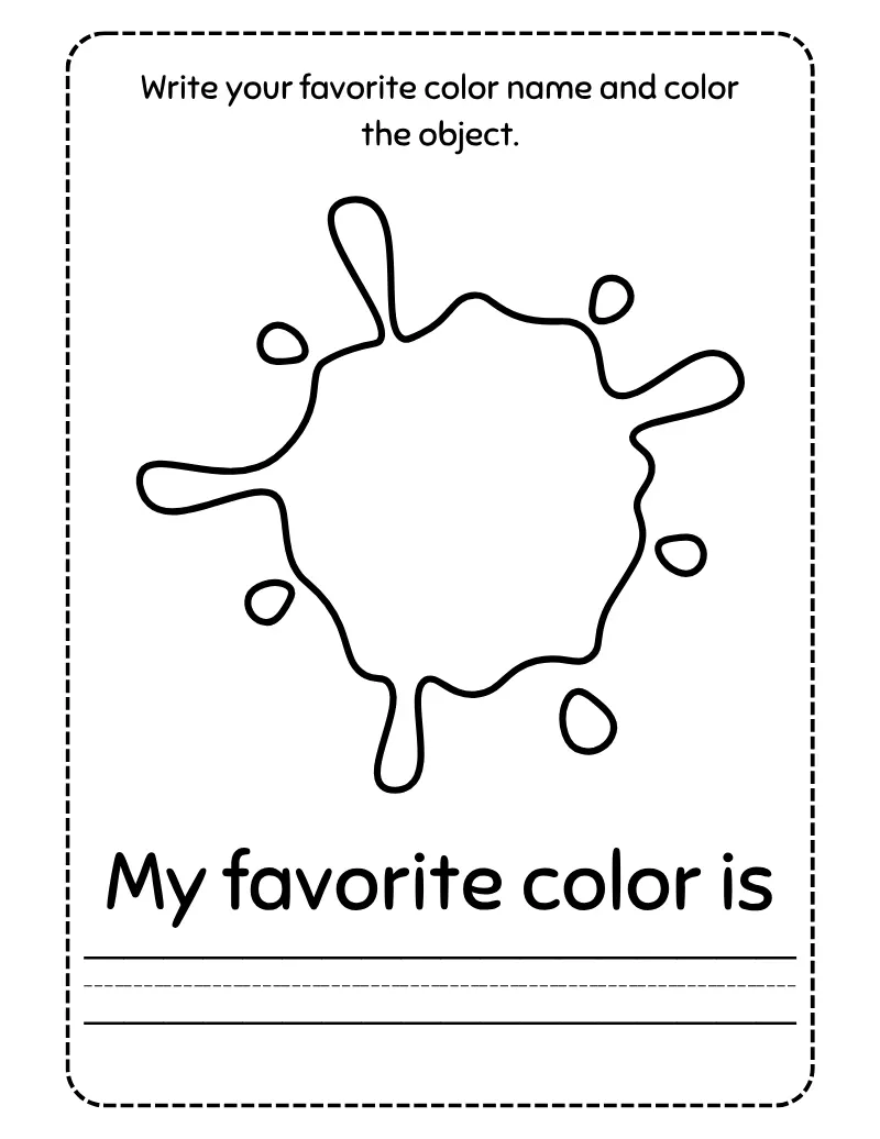 Coloring Fun 03 — printable worksheet preview