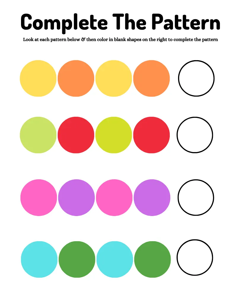 Complete Pattern 02 — printable worksheet preview