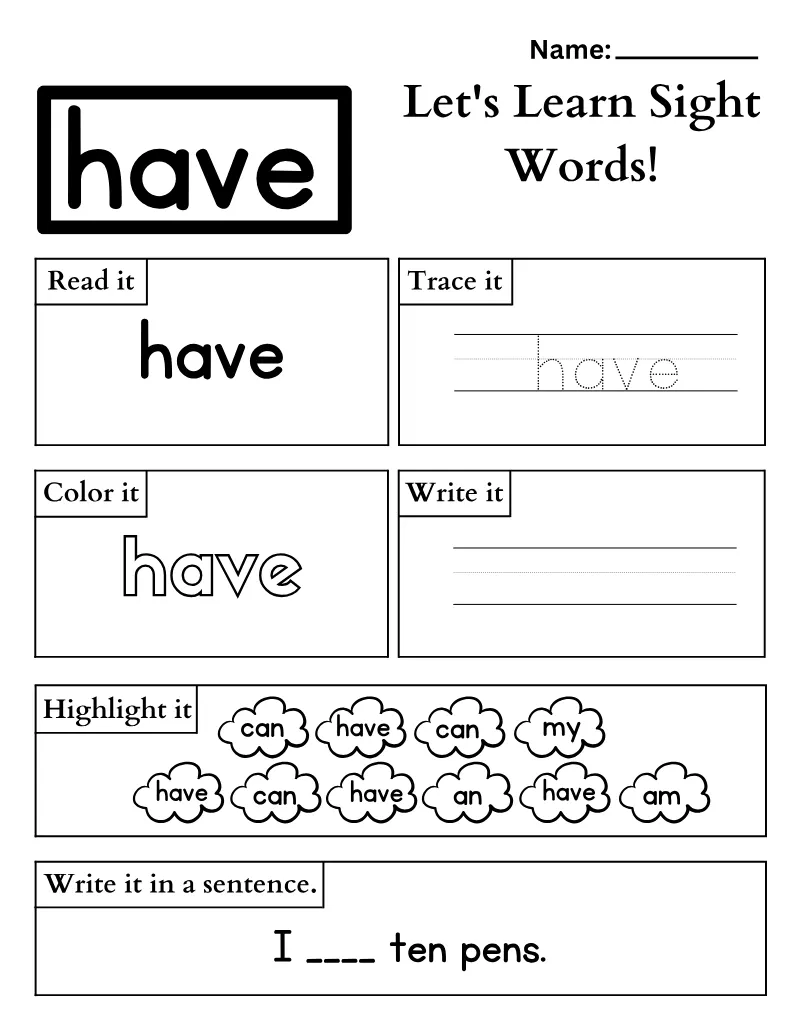 Tracing Sheet 03 — printable worksheet preview