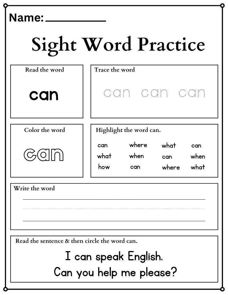 Tracing Sheet 04 — printable worksheet preview